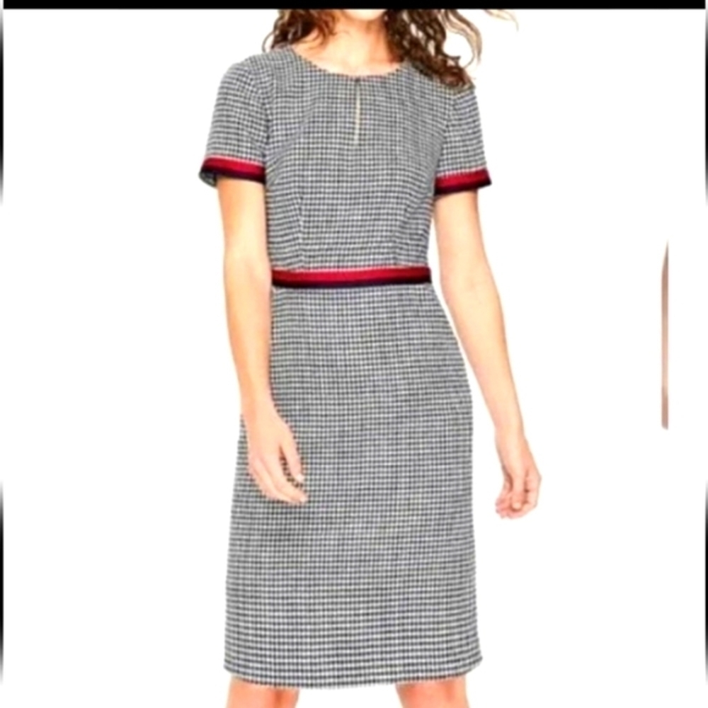 BODEN British Tweed Adelayde Dress Size 16 Long